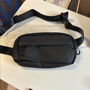 Source Unknown Black Belt Bag Minimalist Design